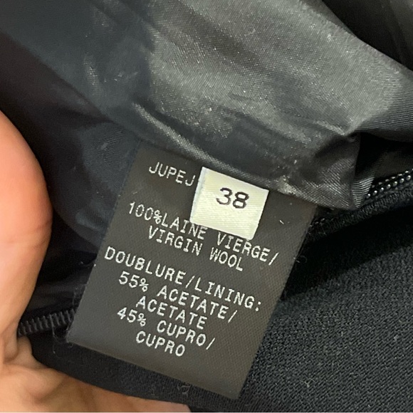 Mugler Eyelet Wool Skirt - Picture 6 of 7